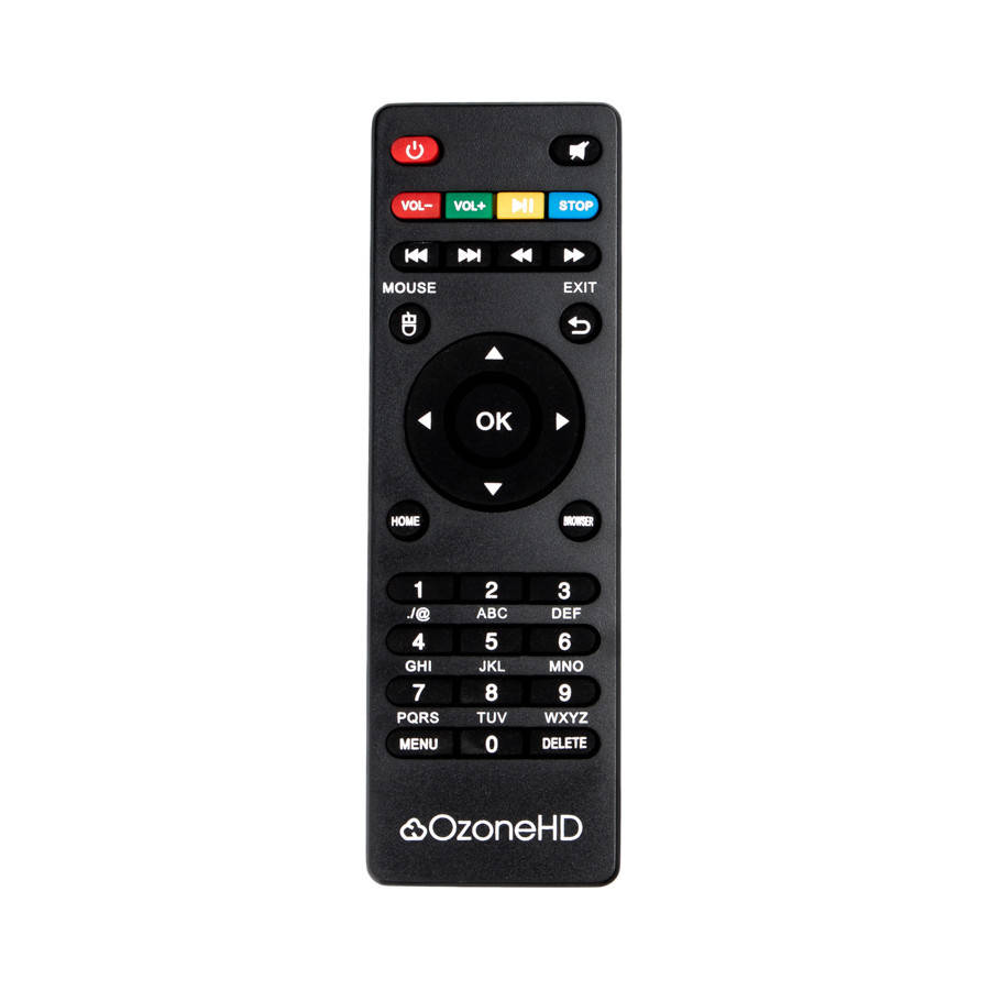 

Пульт для тюнера ozonehd 4k pro, Черный