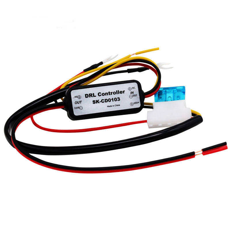 

Блок управления ДХО, реле LED DRL, Черный