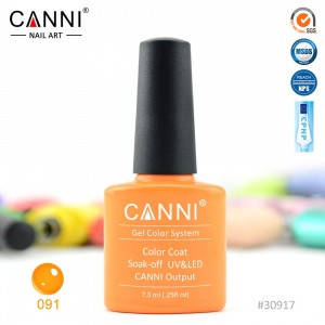 

Гель-лак CANNI № 091 (светло-оранжевый)
