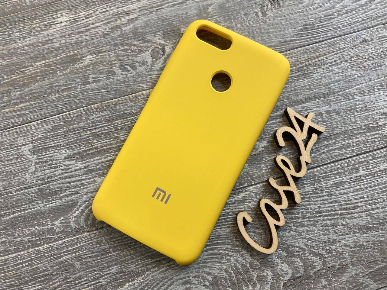 

Чехол Soft touch для Xiaomi Mi A1 (8 цветов) желтый