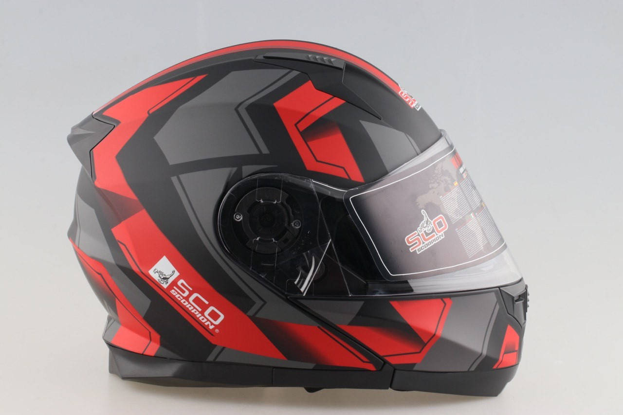 

Мотошлем SCORPION 162 сертифицирован DOT ECE, Красный