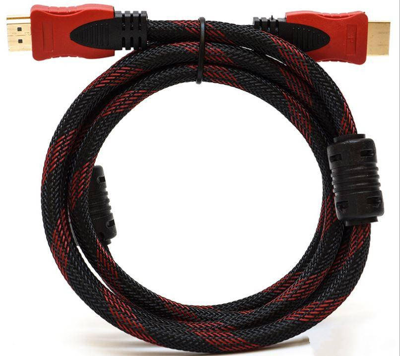 

Кабель HDMI на HDMI 1.5м. ver. 1.4 D&L (круглый в оплётке)