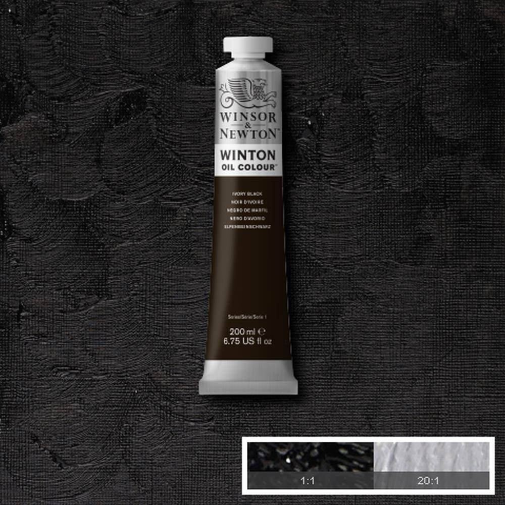 

Фарба олійна 24 ivory black, 200 ml WINSOR & NEWTON