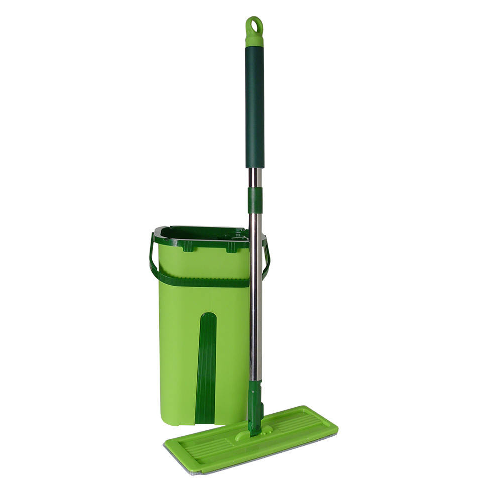 

Швабра с ведром Stenson MH-3554, автоматический отжим, Зелёный