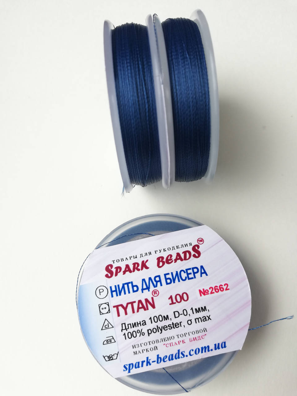 

Нитки ТYTAN 100 №2662, Белый