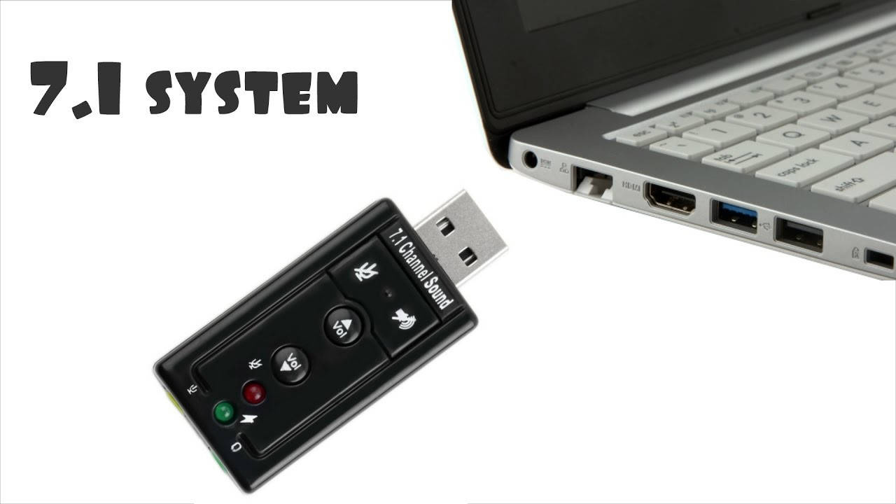 

Звуковая карта внешняя 7.1 Surround USB sound card