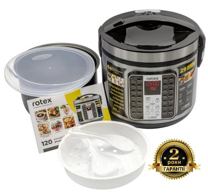 

Мультиварка Rotex 29 программ RMC401-B Smart Cooking