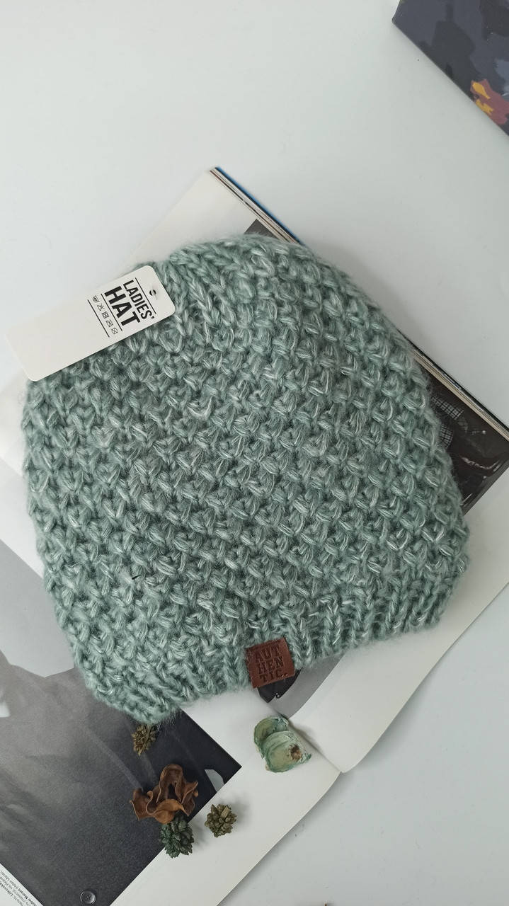 

Шапка женская зимняя Ladies Hat Германия на меху  серая (3002237, Серый