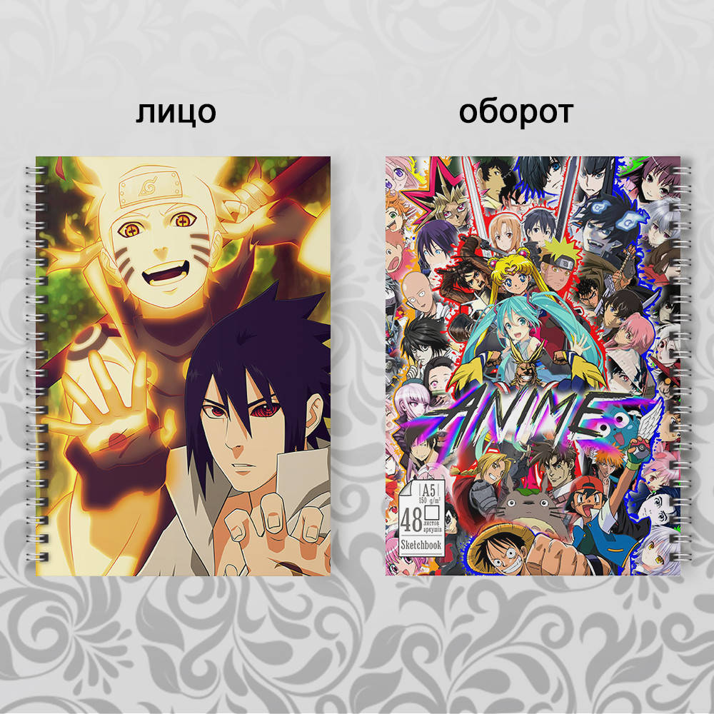 

Скетчбук Аниме Naruto 048