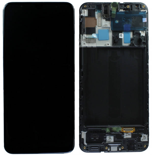

Дисплей + сенсор Samsung A505 Galaxy A50 (2019) чёрный Оригинал 100% SERVICE PACK GH82-19204A -, Черный