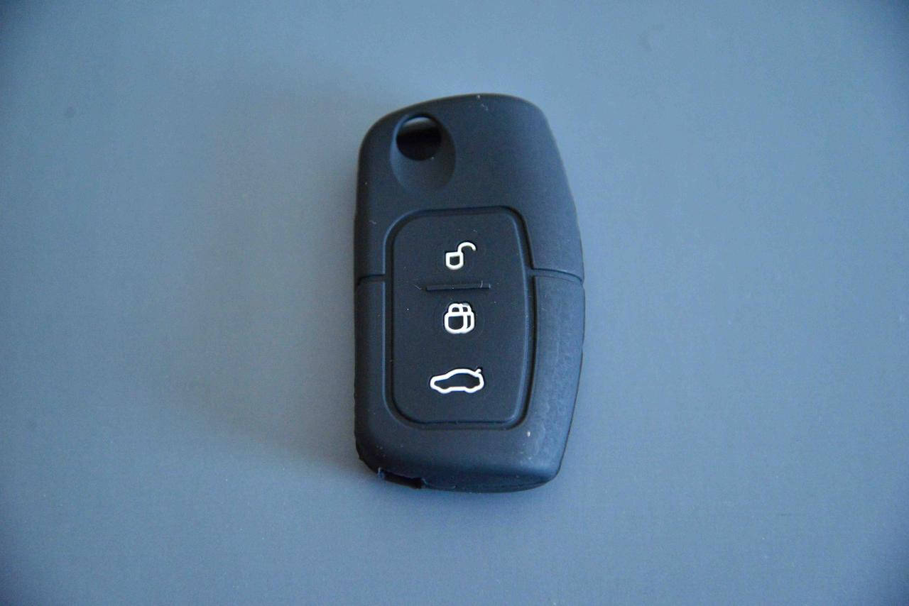 

Чехол на ключ Форд Ford Fiesta,Focus,Mondeo ( Фиеста, Фокус ) корпус 3 - кнопки