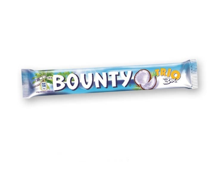 

8-Шоколадный батончик Bounty Trio 85,5г. (Баунти Трио)