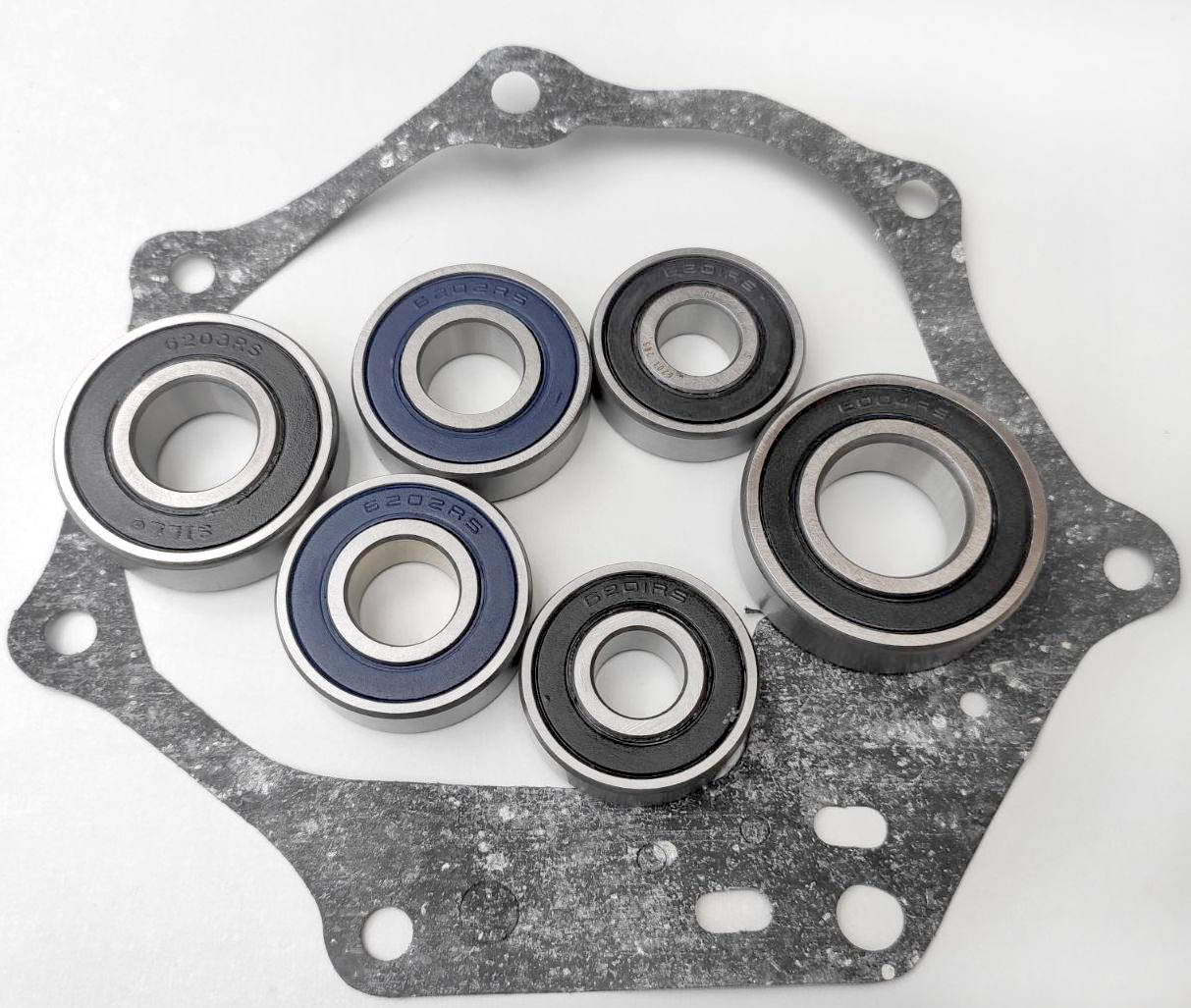 

Ремкомплект редуктора Honda DIO AF62/68 (прокладка, 6 подшипника)