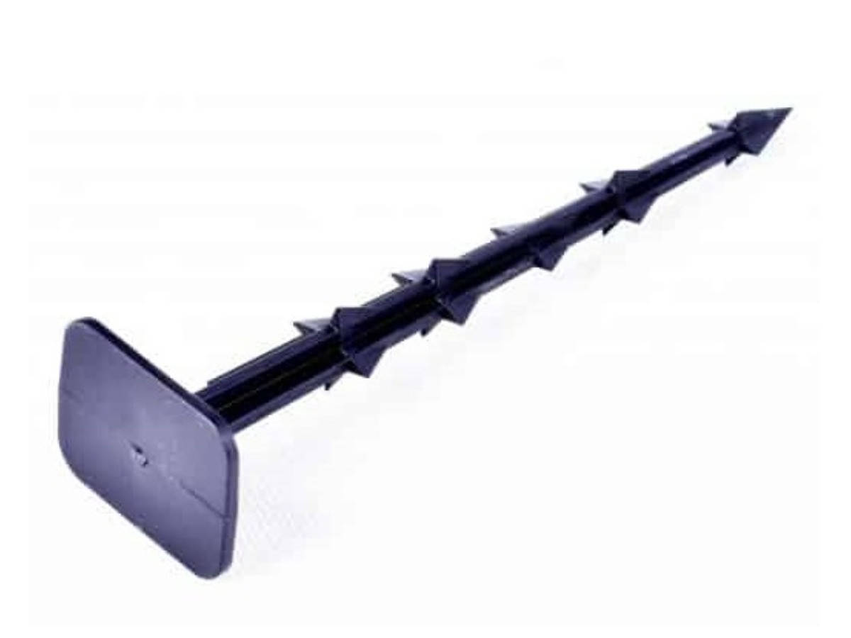 

Колышек полимерный RecLine G-Pin 20 / для агроволокна, шт, Черный