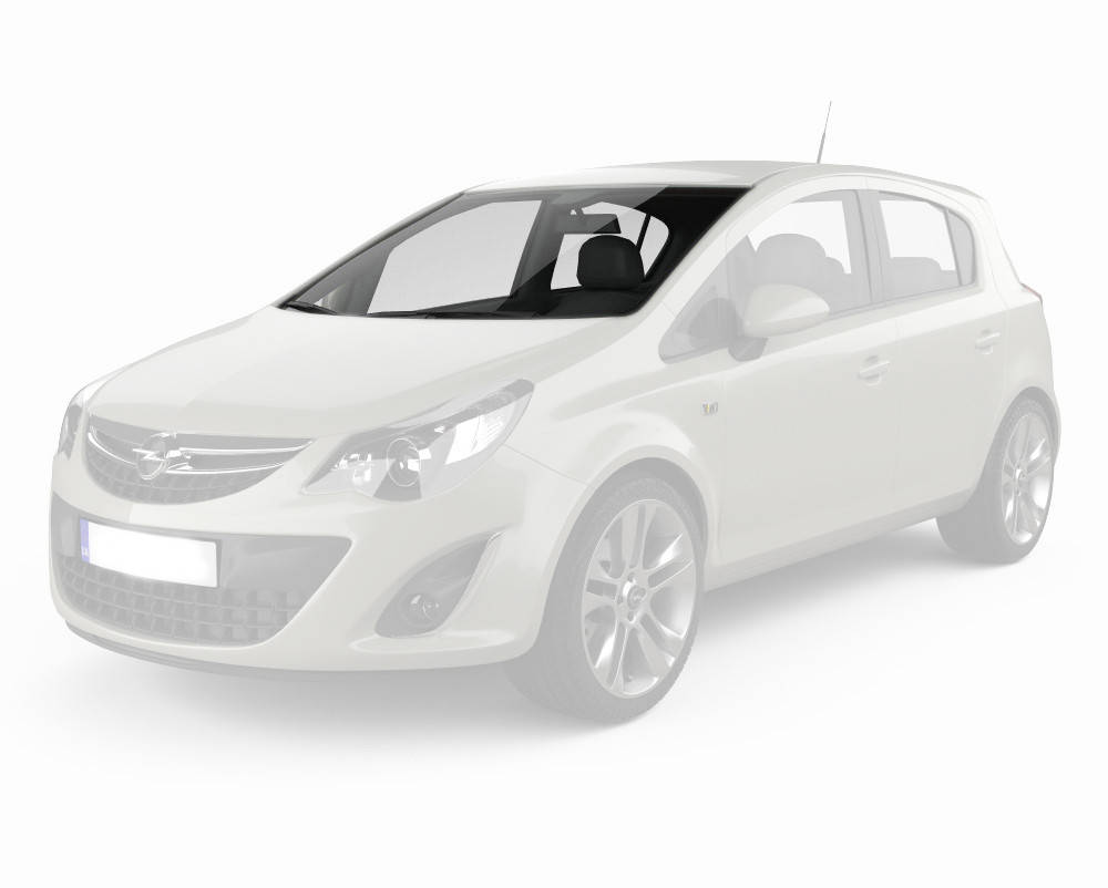 

Лобовое стекло Opel Corsa D (2006-2014) /Опель Корса Д, Зелёный