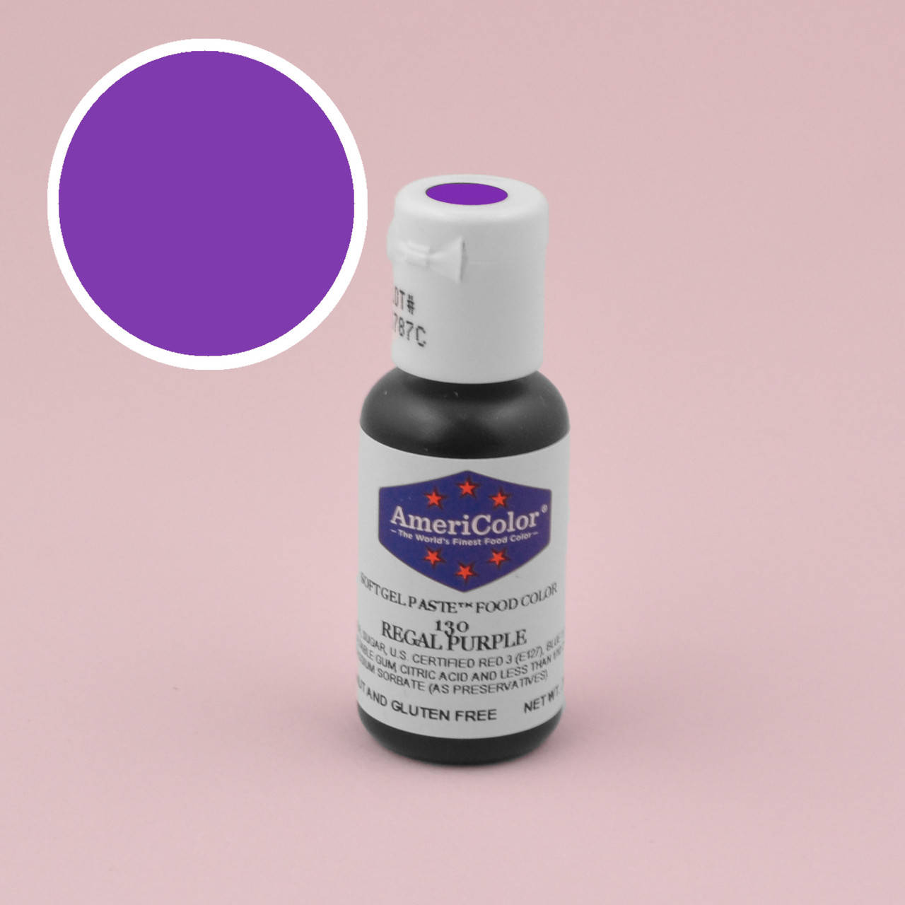 

Гелевая краска AmeriColor Королевский фиолетовый/Regal Purple 21 гр