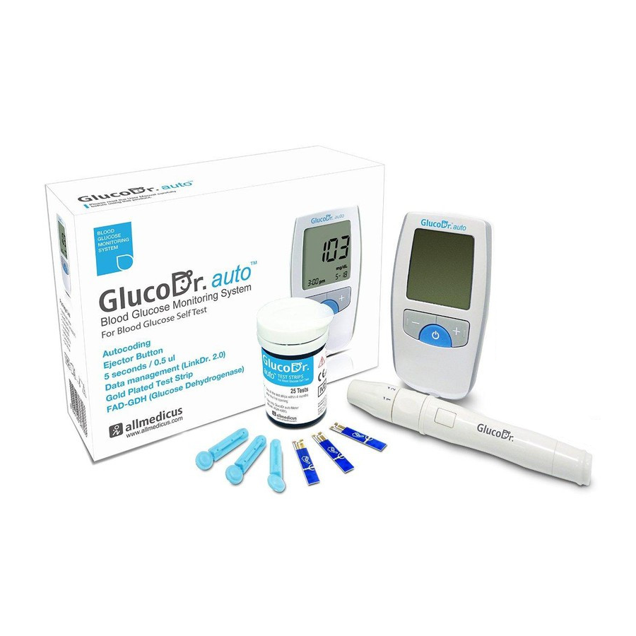 

Глюкометр GlucoDr. auto AGM 4000 (25 тест-полосок в наборе)