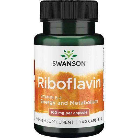 

Riboflavin Vitamin B-2 100 mg 100 Caps