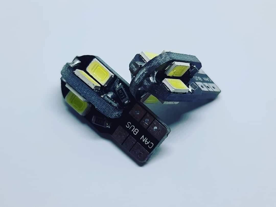 

Лампа T10(W5W)БЦ 12V LED 8х5630 white резистор