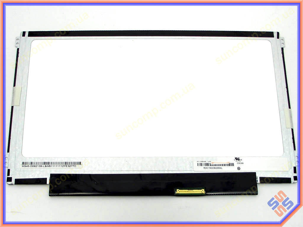 

Матрица 11.6" Slim (1366*768, 40pin справа, ушки по бокам) Innolux N116BGE-L42, Глянцевая.