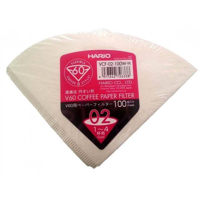

Бумажные фильтры Харио для Пуровера. Размер 02 (Белые, 100 шт.) HOLLAND, Белый