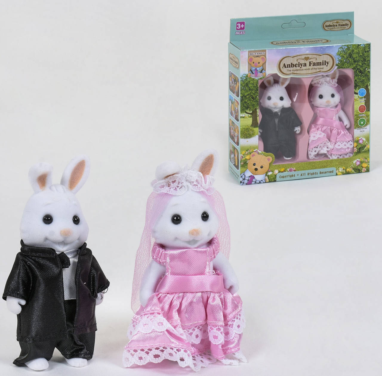 

Набор персонажей Счастливая семья, флоксовые (012-05 С)