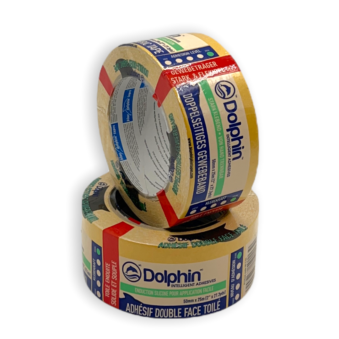 

Скотч двухсторонний DOLPHIN на тканевой основе 50х25м (21038)