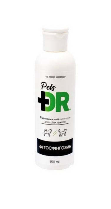 

Шампунь восстанавливающий Dr.Pets с фитосфингозином, для кошек и собак, 150 мл