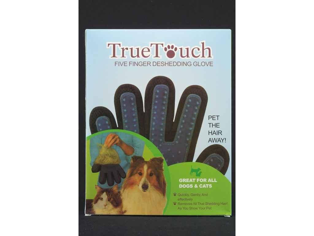 

Перчатка True Touch Blue для вычесывания шерсти для кошек и собак