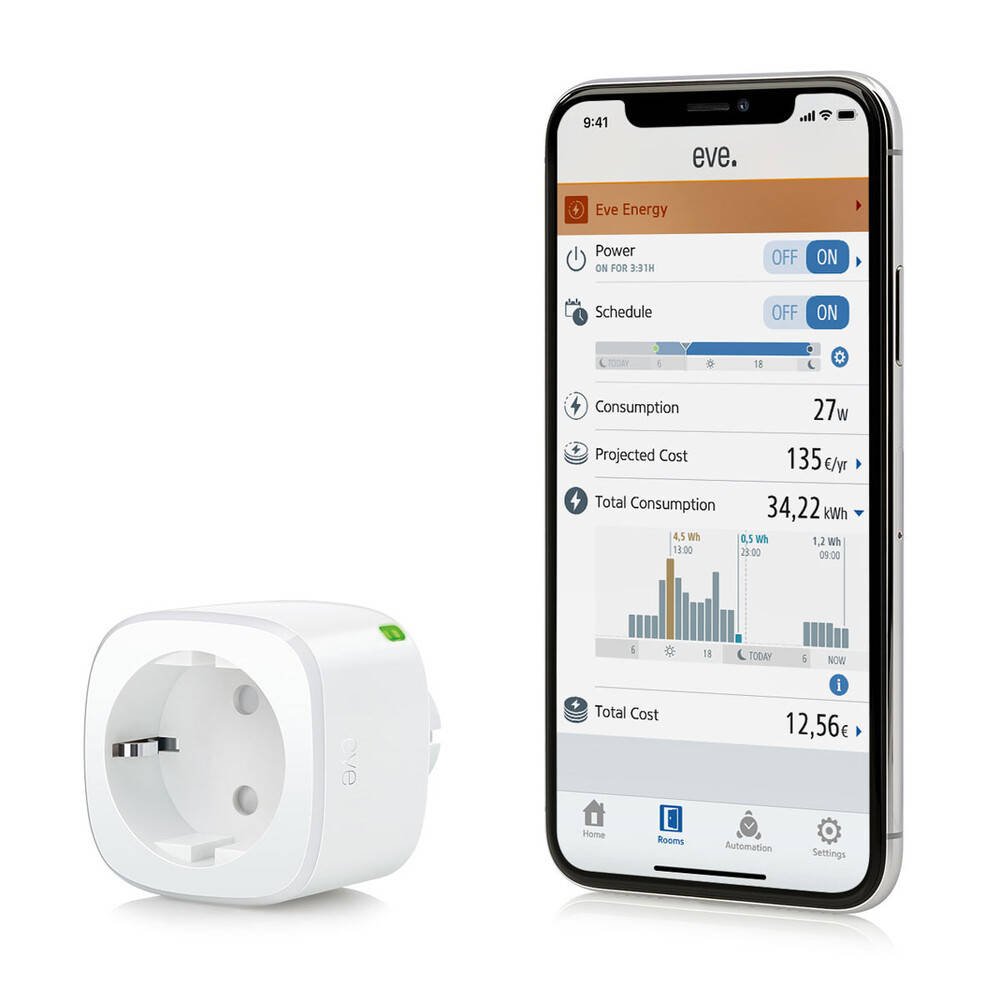 

Умная Bluetooth розетка Elgato Eve Energy Apple HomeKit