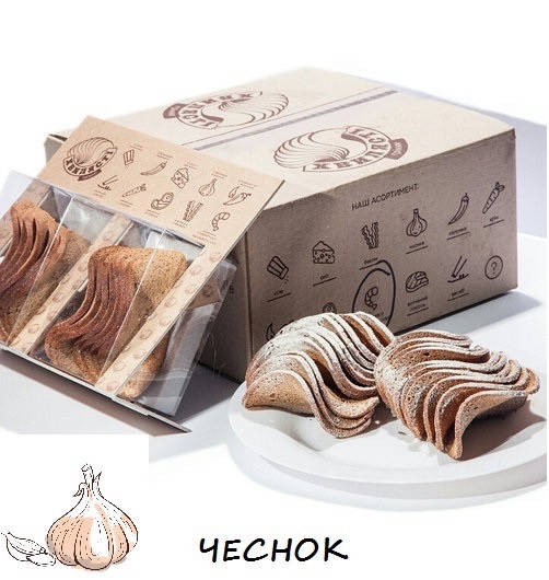 

Гренки Волнистые со вкусом чеснока