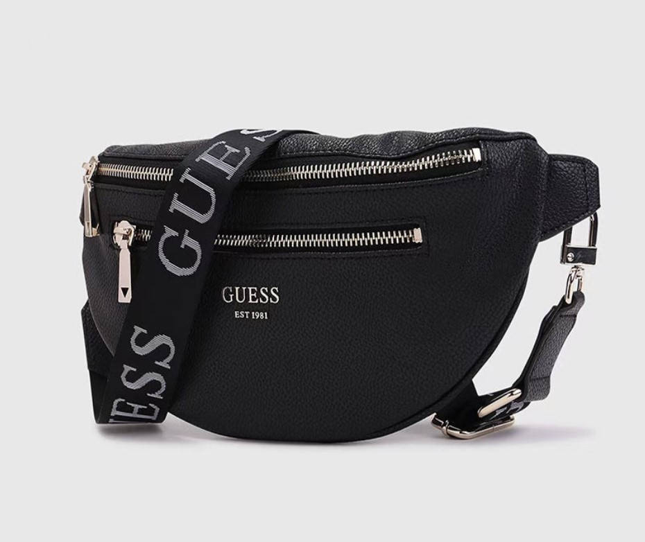 

Женская "бананка" Guess черная (9580), Черный