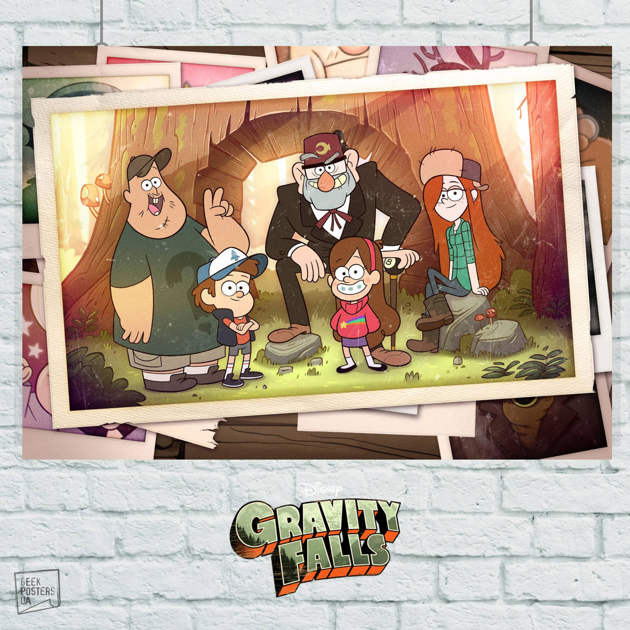 

Постер Gravity Falls (все герои). Размер 42x30см (A3). Матовая бумага