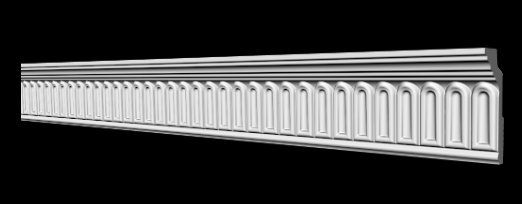 

Потолочный плинтус 2м GP-74 64х28 mm для натяжных потолков, Белый