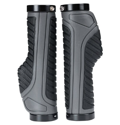 

Ручки на руль для велосипеда, грипсы на руль велосипеда черно-серые