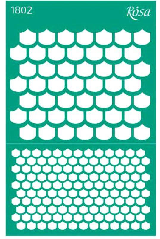 

Трафарет самоклеящийся ЧЕРЕПИЦА 13х20 №1802 Talent