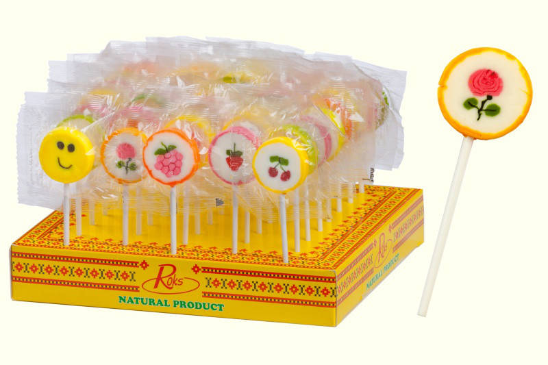 

Леденцы на палочке Миди на палочке Roks