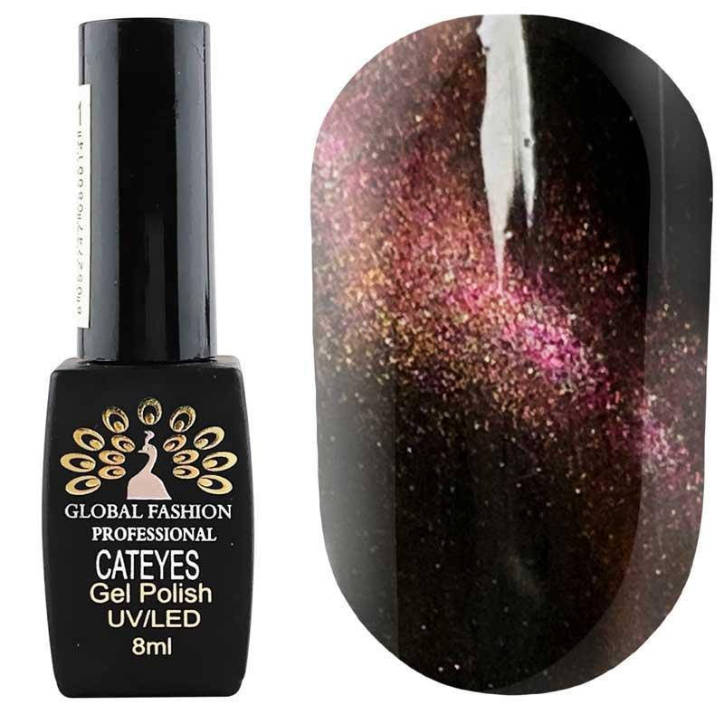 

Гель-лак Global Fashion 24D Cat Eye №010, 8 мл