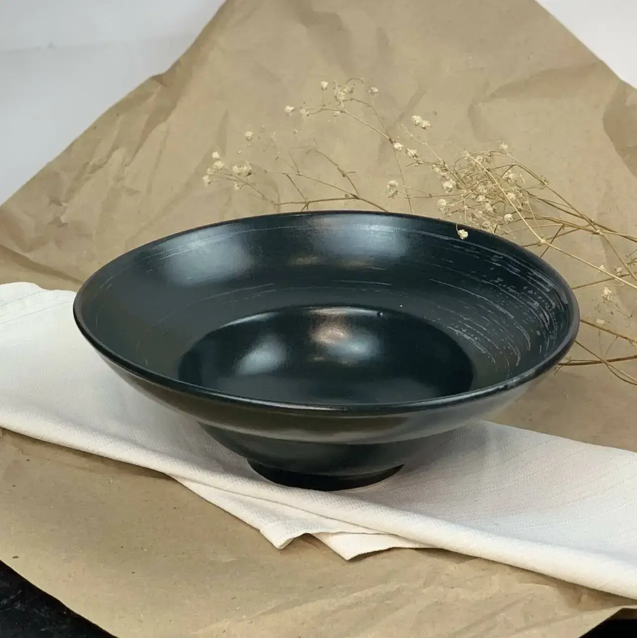 

Тарелка для пасты Sand Space Total Graphite Г-300 300 мл, Песочный