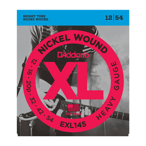 

Струны для электрогитар D`ADDARIO EXL145 XL HEAVY (12-54)
