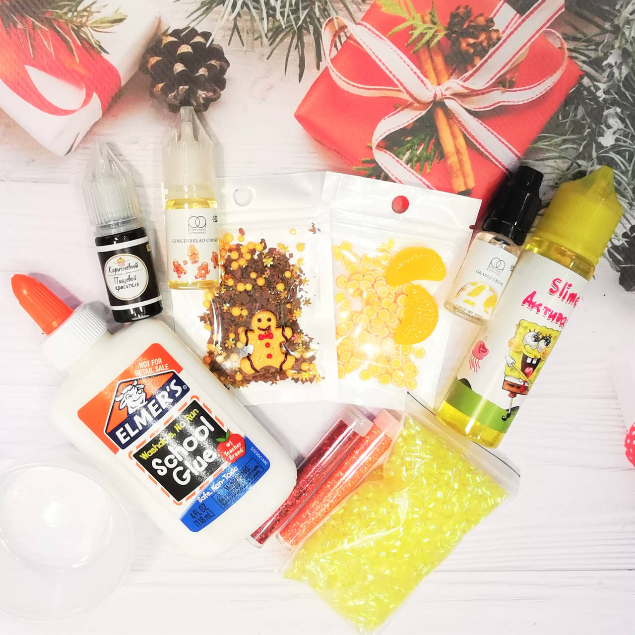 

Slime BOX " Christmas spirit " / Слайм бокс "Рождественское настроение"