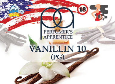 

Vanillin 10 (PG) ароматизатор TPA (Ванилин) Ваниль, 10мл