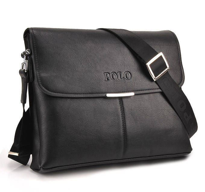 

Мужская сумка Polo через плечо черная, Черный