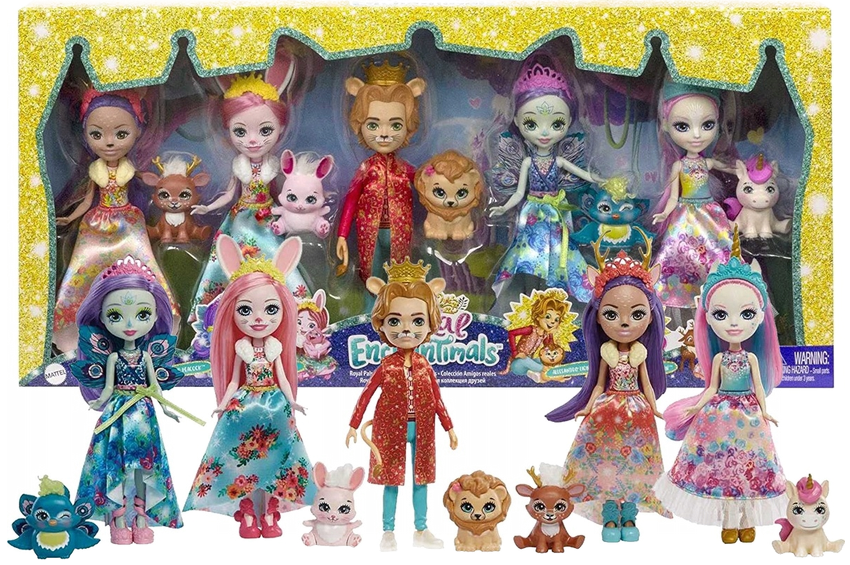 

Игровой набор Энчантималс Королевские друзья 5 кукол GYN58 Enchantimals Royal Pals Collection