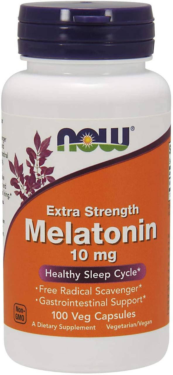 

Мелатонин для сна Now Foods Melatonin 10 mg 100 капсул