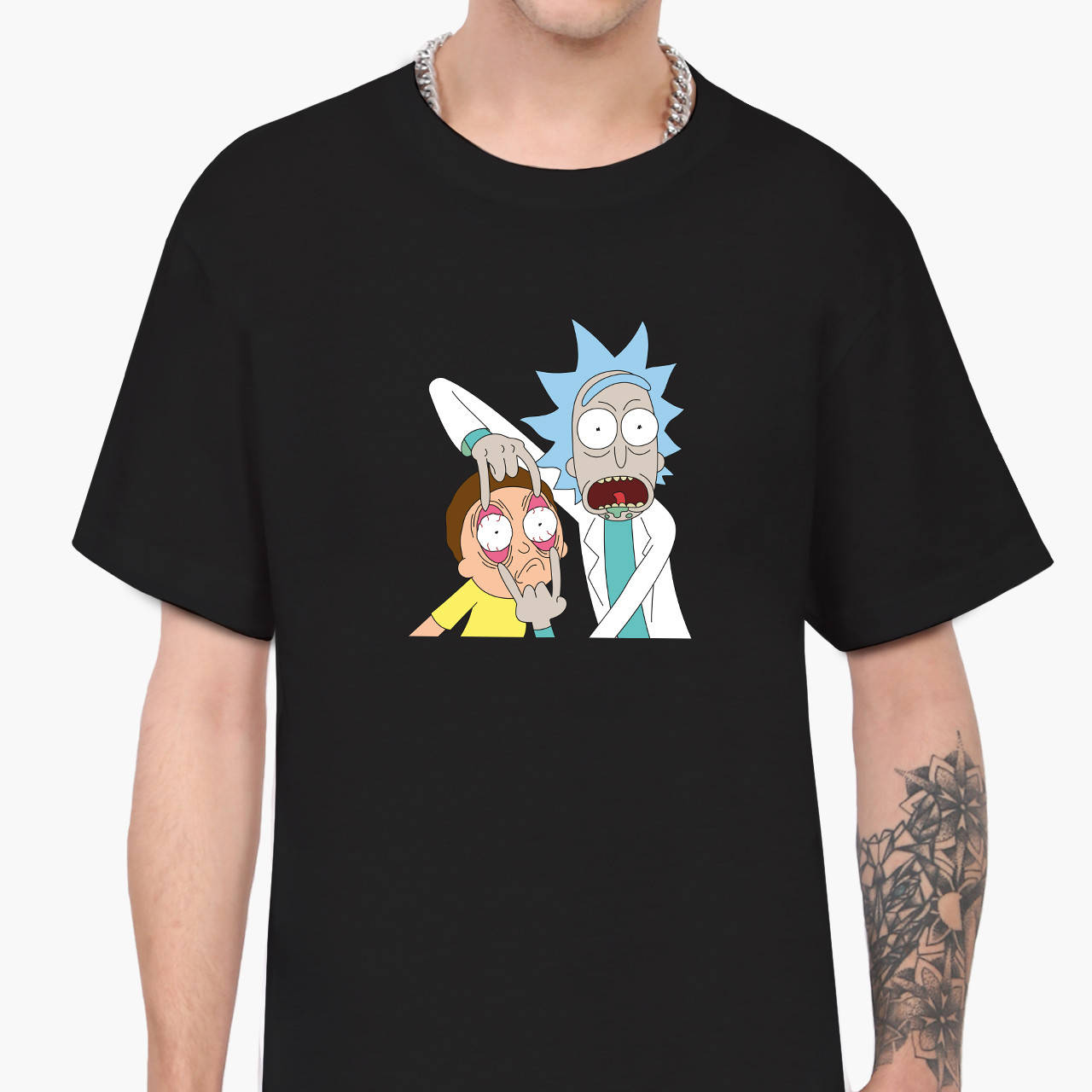 

Футболка мужская Рик и Морти (Rick and Morty) Черный (9223-2082-BK-L) L