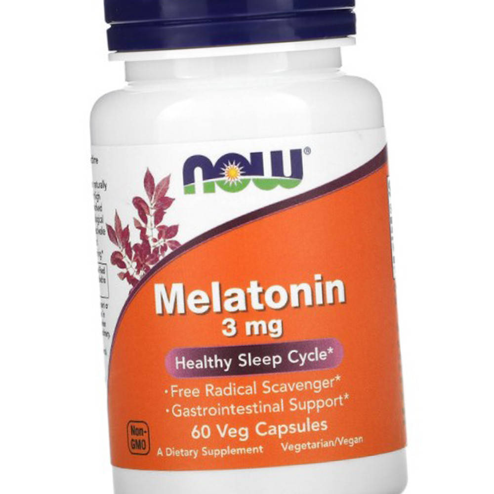 

Мелатонин Препарат от бессонницы NOW Melatonin 60 капсул