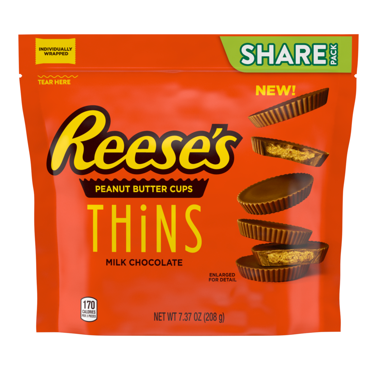 

Reese’s Thins milk cups 208g