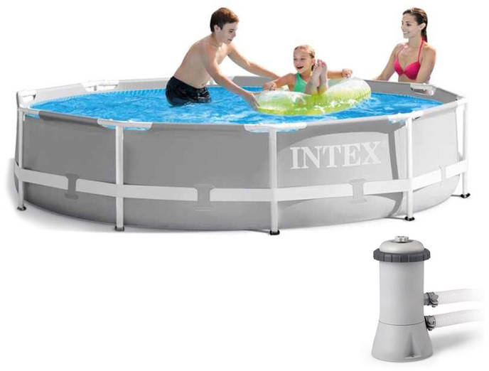 

Каркасный круглый бассейн Intex 6503 л 366х76 см с насос-фильтром 26712 NP
