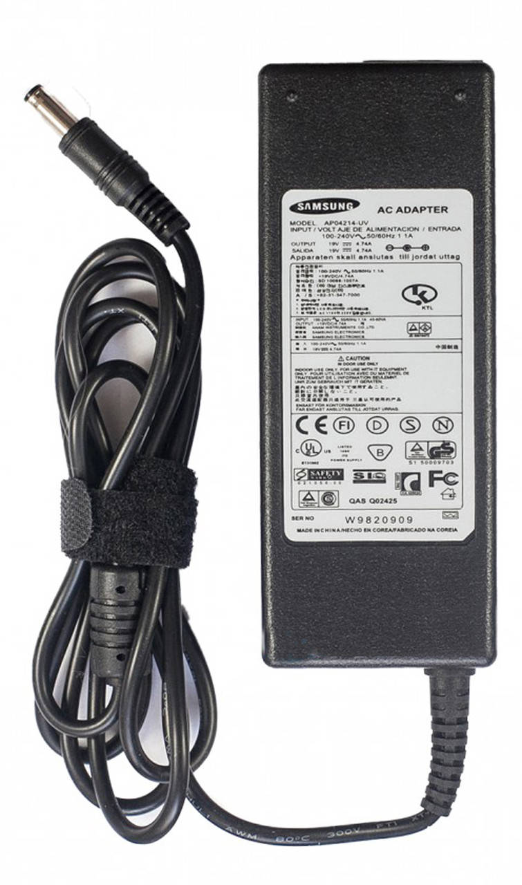 

Блок питания для ноутбука Samsung 19V 3.16A 60W 5.5x3.0 + кабель питания (2097)
